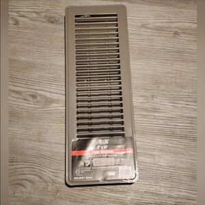 ALTUS 4” x 14” Floor Register 639-8567 Brown Sealed‎ Steel Paintable New